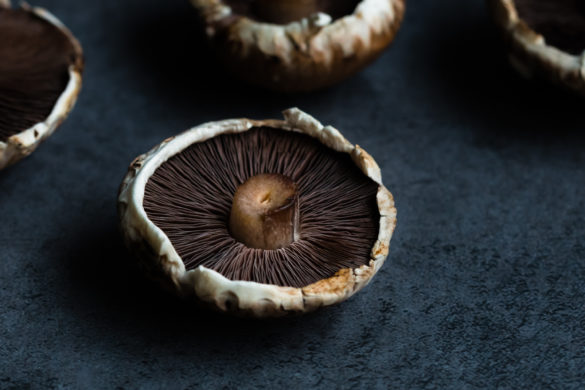 mushrooms on table